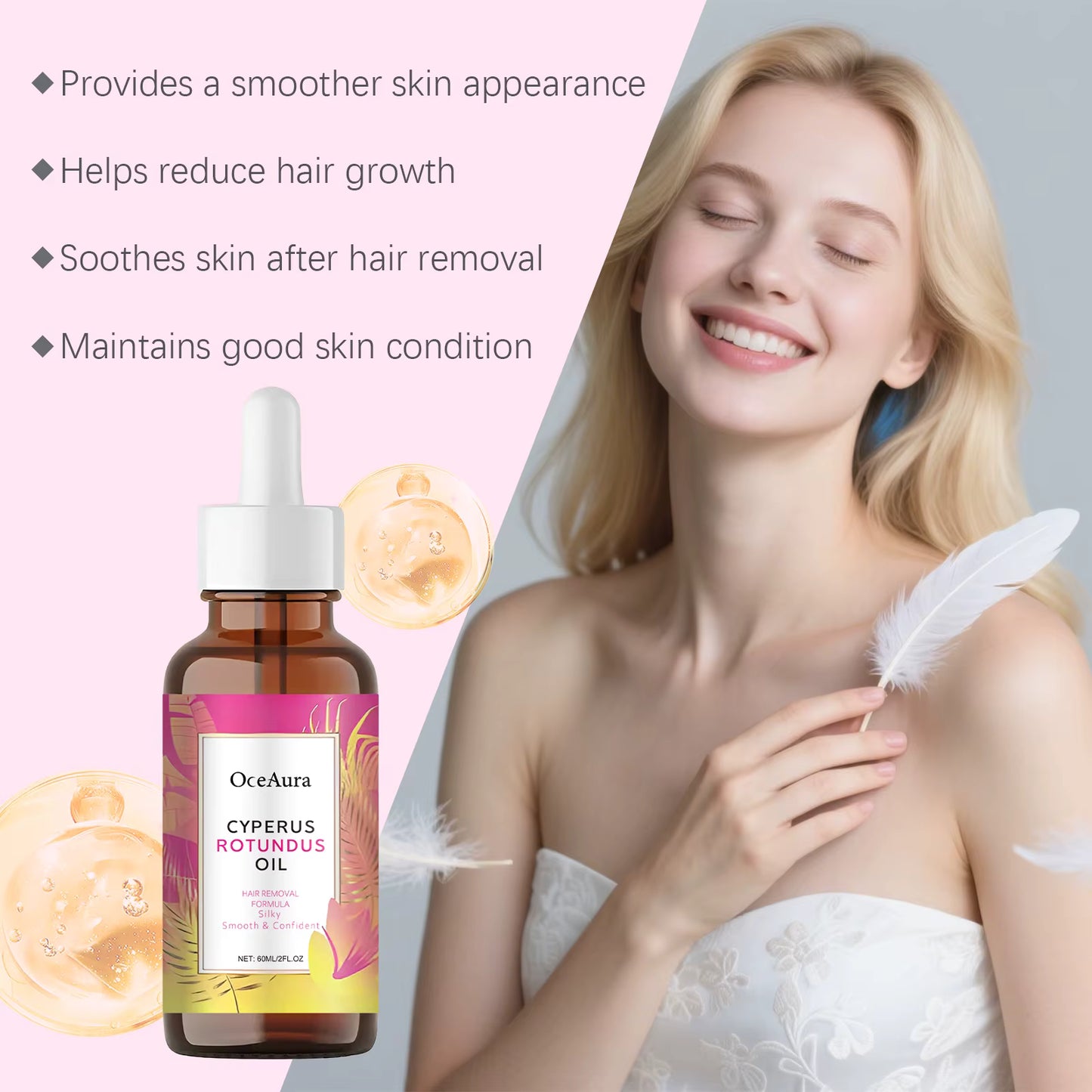 Cyperus Rotundus Oil – Painless Hair Removal