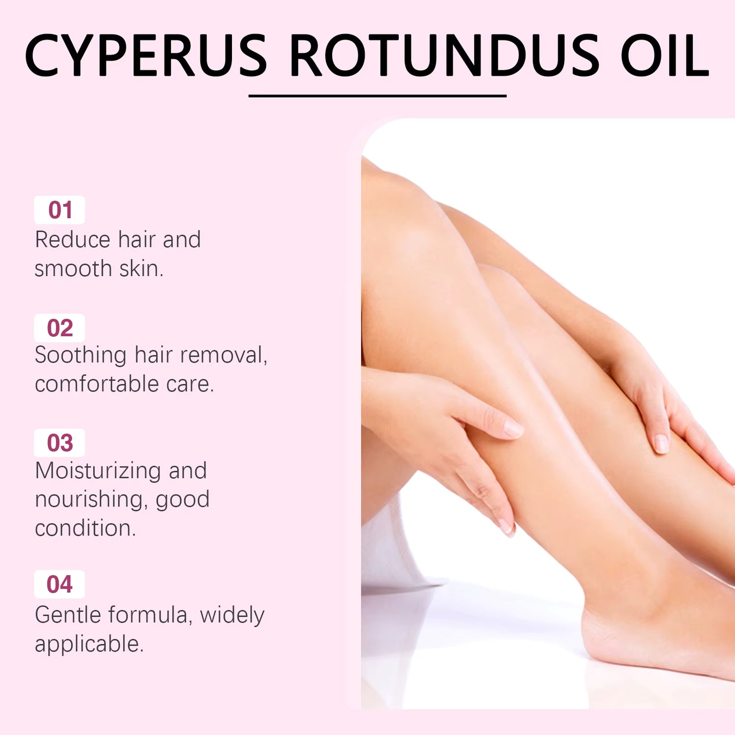 Cyperus Rotundus Oil – Painless Hair Removal